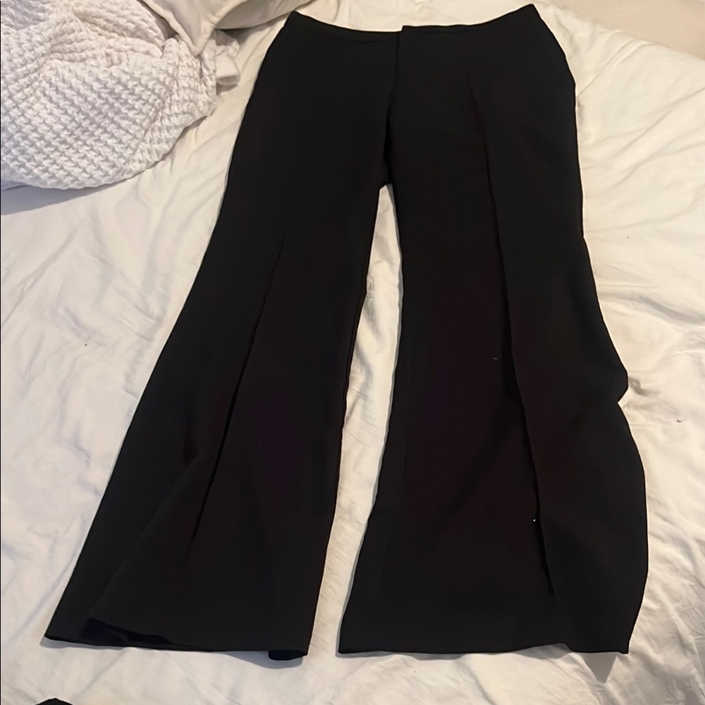 H&M Black Flare Pants with Streamlined Design